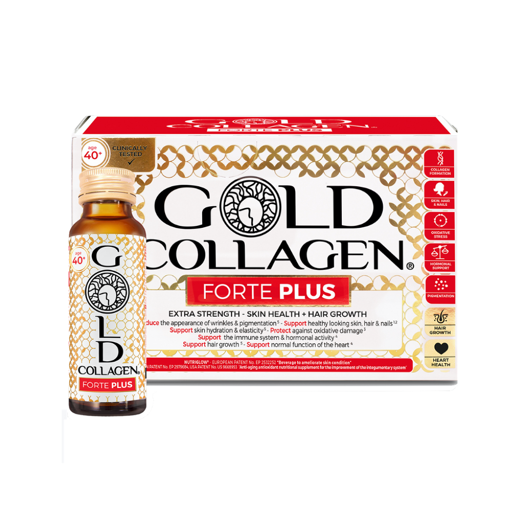 Gold Collagen Forte Plus (Complemento líquido nutricional para mujeres de 40 años)